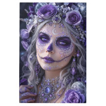 Amethyst Moon Calavera – Purple Day of the Dead