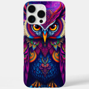 Amethyst Mystic Owl iPhone 16 Pro Max Case