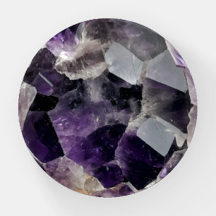 Amethyst Natural Gem Pattern Paperweight