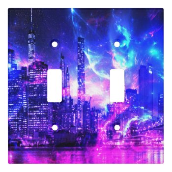 Amethyst New York Dreams Light Switch Cover by Eyeofillumination at Zazzle
