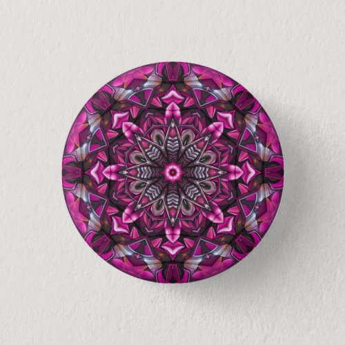 Amethyst Orb Mandala Button