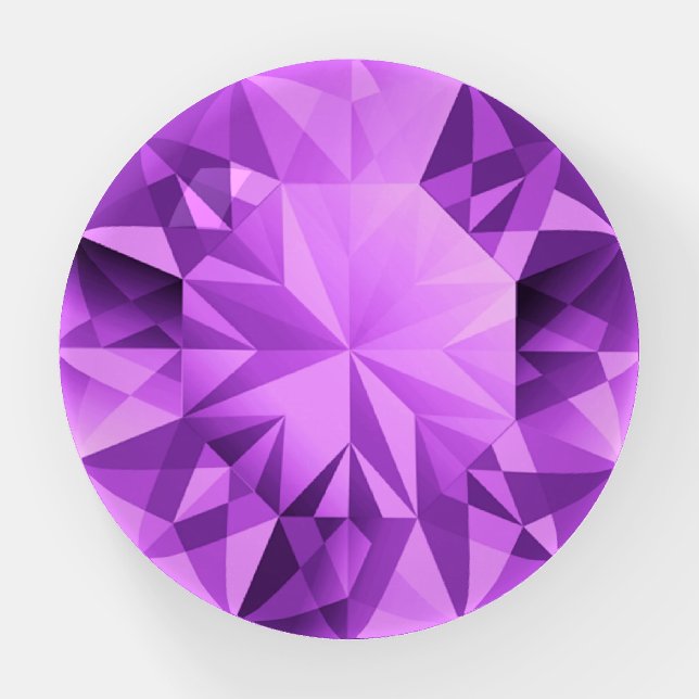 Amethyst Paperweight (Front)
