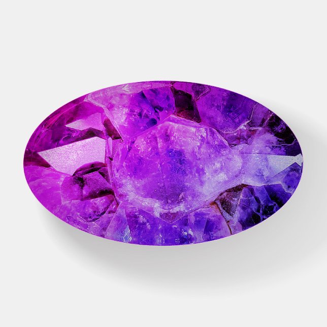 Amethyst Paperweight (Front)
