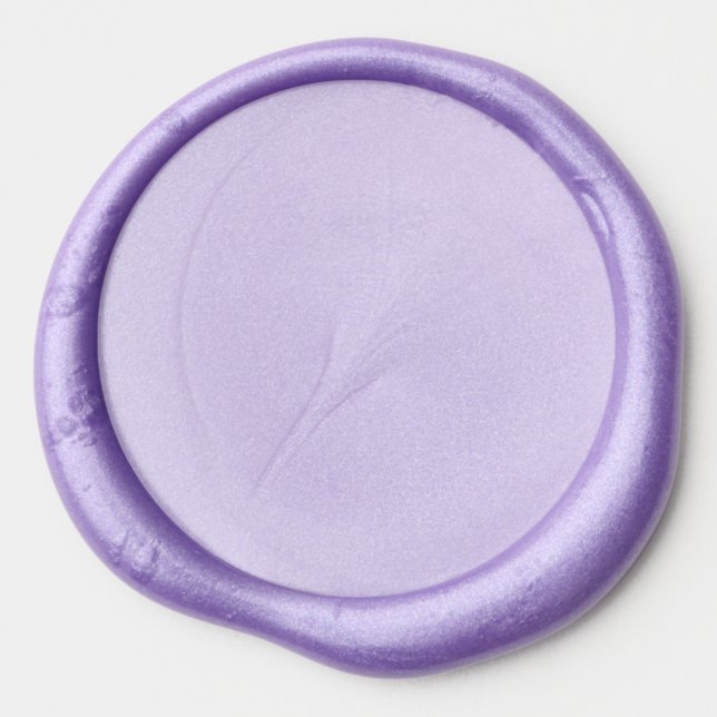 Amethyst Pearl Shimmer Wax Seal Sticker (Front)