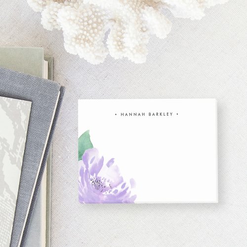 Amethyst Peony  Personalized Post_it Notes