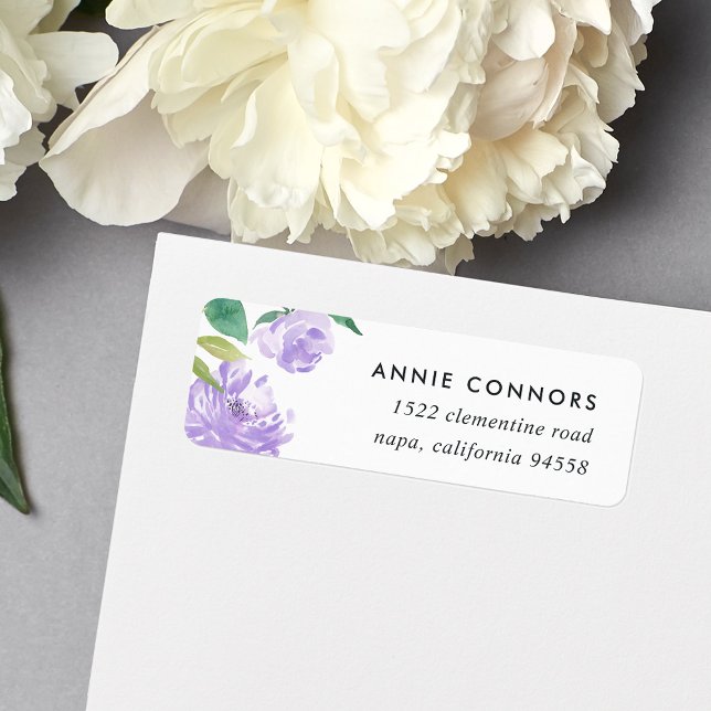 Amethyst Peony | Return Address Labels (Creator Uploaded)
