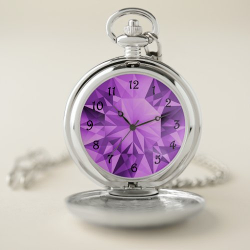 Amethyst Pocket Watch