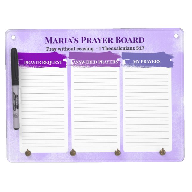 Amethyst Prayer Board (Front)