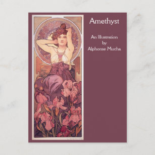 Large Postcard Album, Cover: Amethyst Silk, Available Personalized