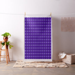 Amethyst Purple Argyle Fabric