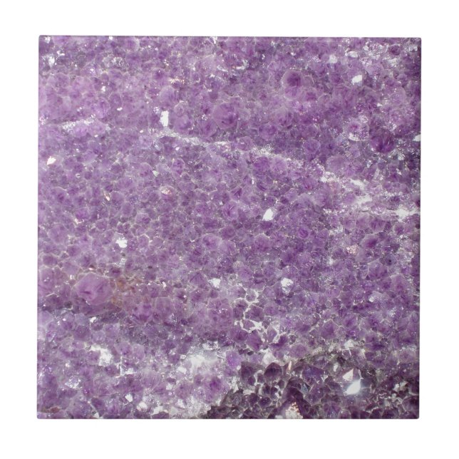 Amethyst - Purple Crystal Tile (Front)