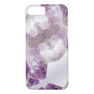 Amethyst Purple Gemstone Crystalline Quartz iPhone 8/7 Case