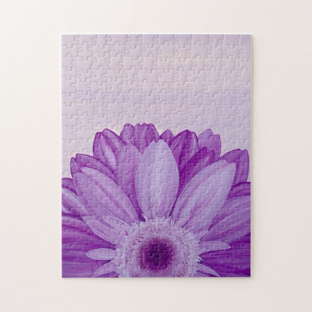 Amethyst Purple Gerbera Daisy Flower Jigsaw Puzzle (Vertical)