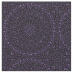 Amethyst Purple Mandala with Intricate Symmetry Fabric