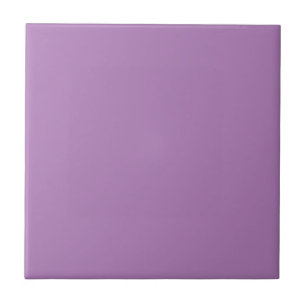 Amethyst Purple Personalized Plum Color Background Ceramic Tile