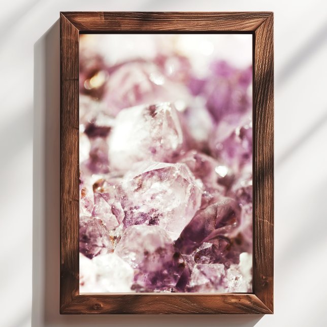 Amethyst Quartz Crystal Poster (Creator Uploaded)