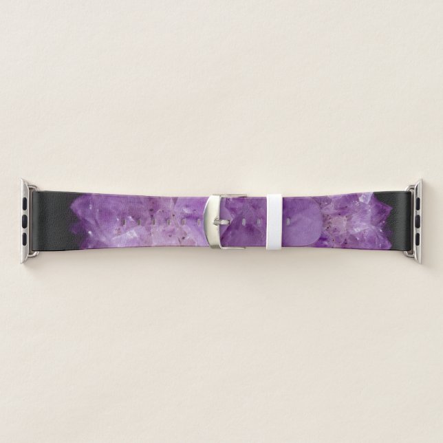 Amethyst Raw Stones  Apple Watch Band (Band)