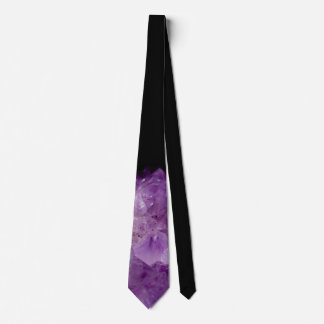 Amethyst Raw Stones Neck Tie