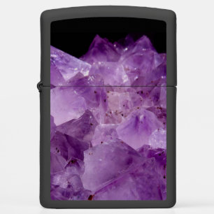 Amethyst Raw Stones Zippo Lighter