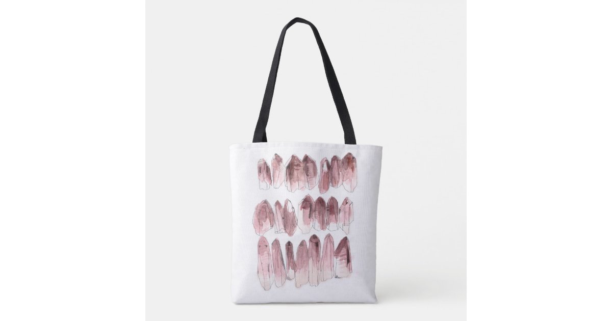 rose quartz purse