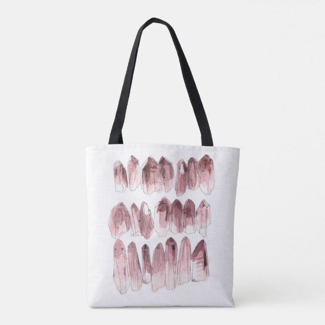 Amethyst – Rose Quartz Tote Bag (Back)