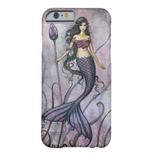 Amethyst Sea Fantasy Mermaid Art Barely There iPhone 6 Case