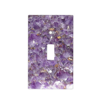 Amethyst Sparkles Light Switch Cover