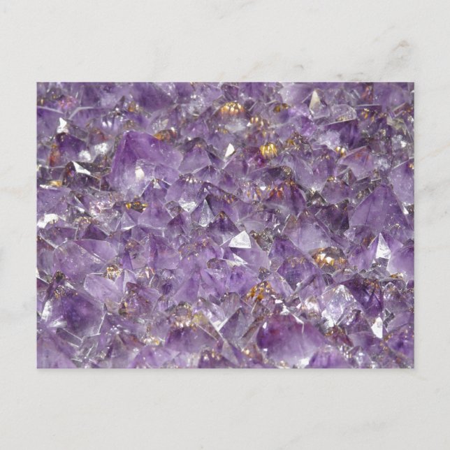 Amethyst Sparkles Postcard (Front)