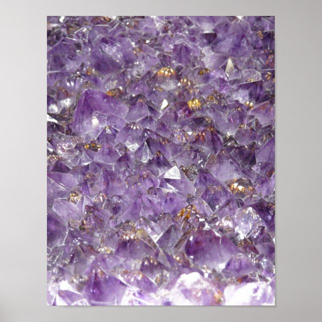 Amethyst Sparkles Poster (Front)