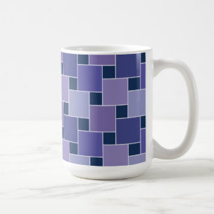 Amethyst Squares Coffee Mug