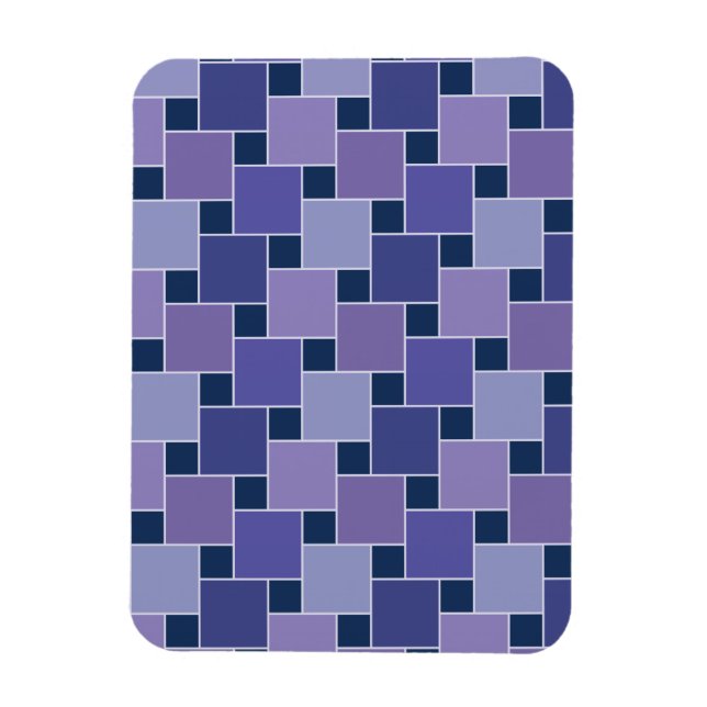 Amethyst Squares Magnet (Vertical)