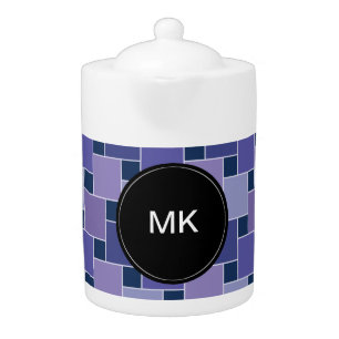 Amethyst Squares Teapot