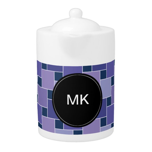 Amethyst Squares Teapot (Front)