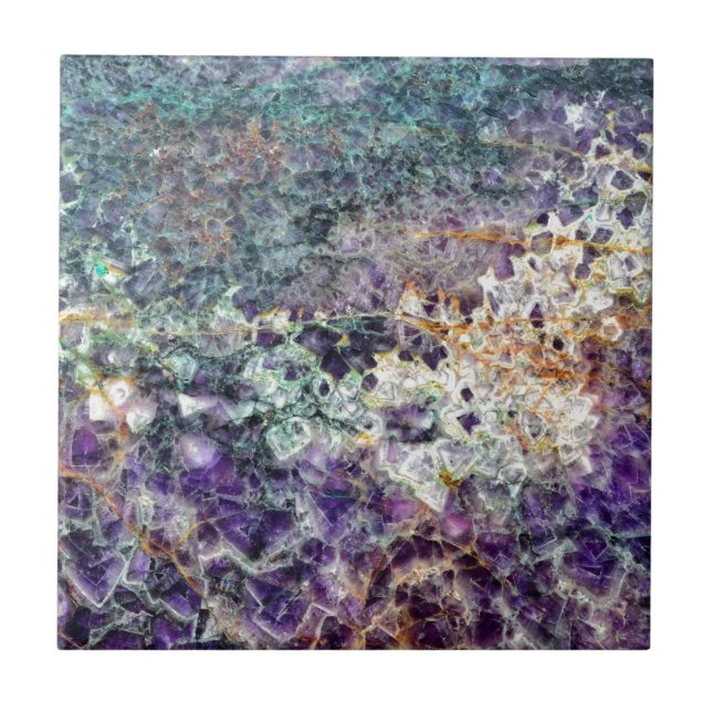 amethyst stone texture 3.JPG Ceramic Tile (Front)