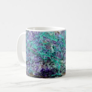amethyst stone texture pattern rock gem mineral am coffee mug