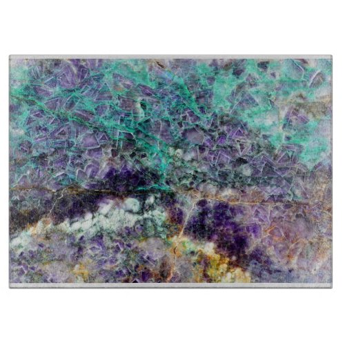 amethyst stone texture pattern rock gem mineral am cutting board