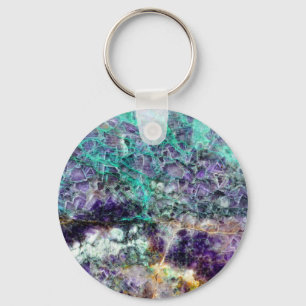 amethyst stone texture pattern rock gem mineral am keychain