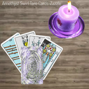 Amethyst Swirl Taro Cards
