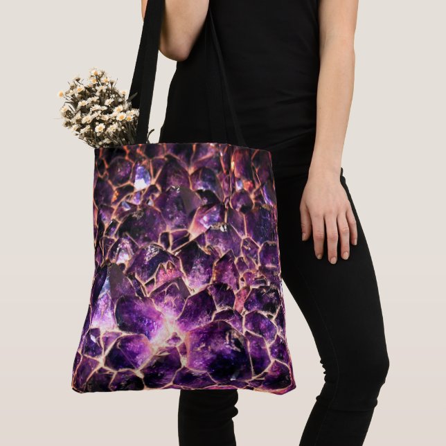 Amethyst Tote Bag (Close Up)