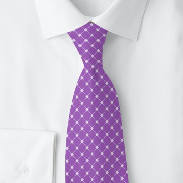 Amethyst Trellis Neck Tie (Creator Uploaded)