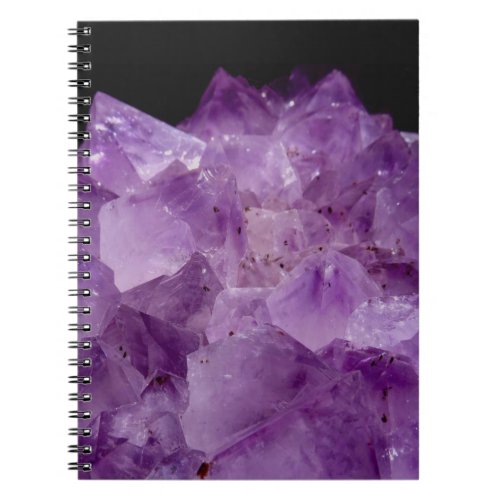 Amethyst Uncut Stones  Notebook