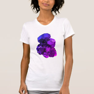 Amethyst vector art Women's Fitted T-Shirt