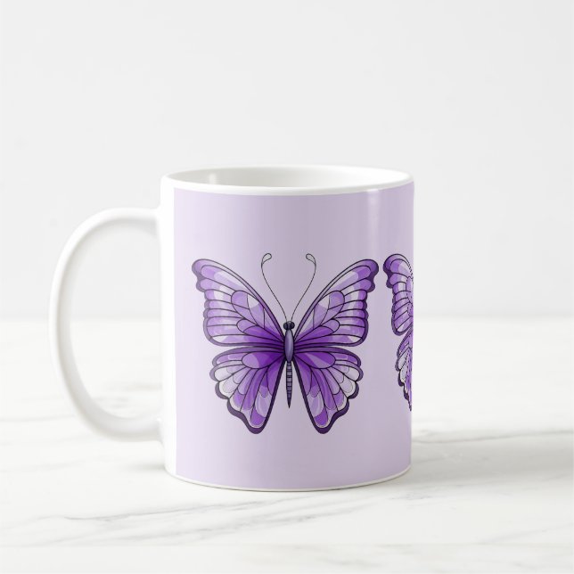 Amethyst Wings Mug (Left)