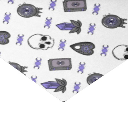 Amethyst Witch Gothic Triple Moon Pattern Tissue Paper