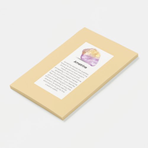 Ametrine Crystal Meaning Jewelry Display Business  Post_it Notes