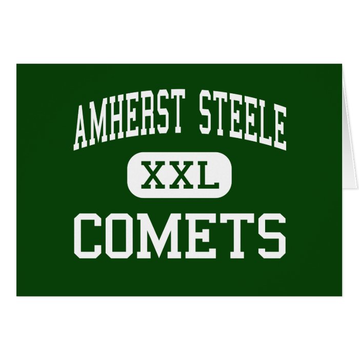 Amherst Steele   Comets   High   Amherst Ohio Cards