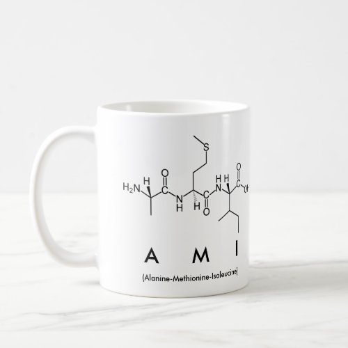 Ami peptide name mug