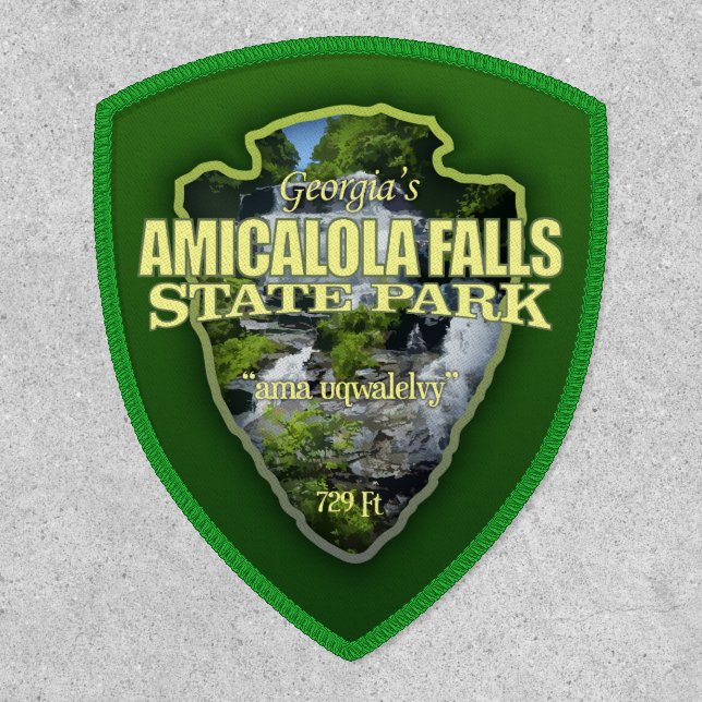 Amicalola Falls (arrowhead) Patch (Front)