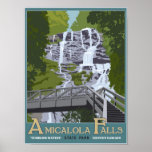Amicalola Falls Poster at Zazzle