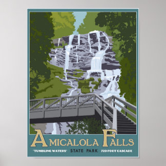 Amicalola Falls Poster